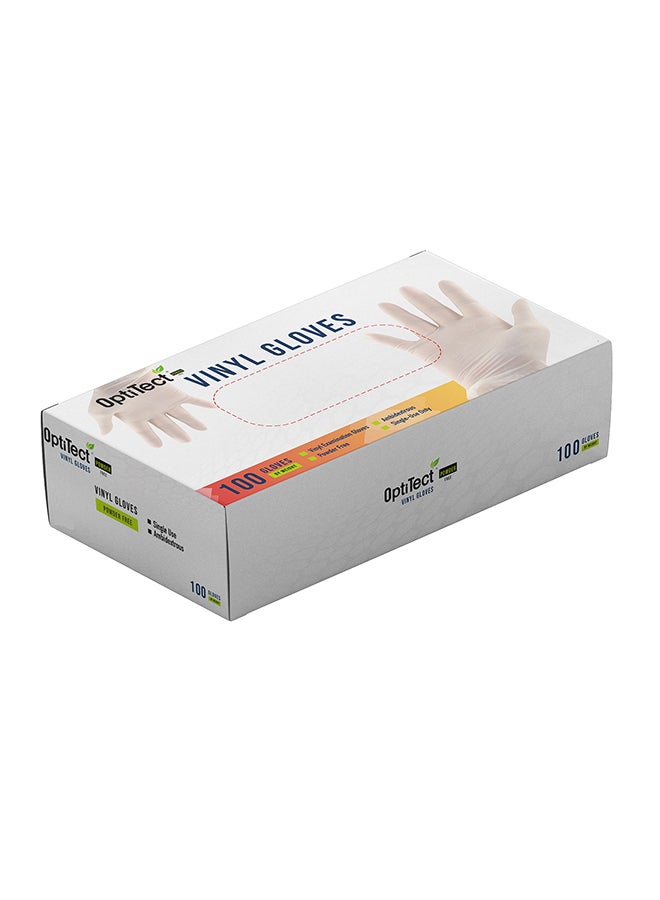 OptiTect - 100-Piece Powder-Free Vinyl Gloves Extra Large - Image 1