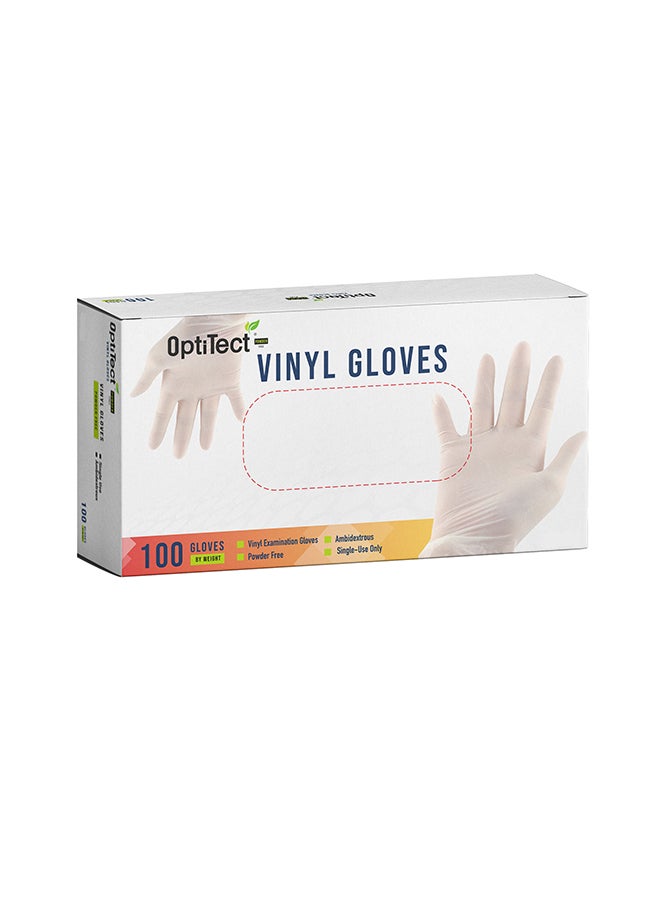 OptiTect - 100-Piece Powder-Free Vinyl Gloves Extra Large - Image 1