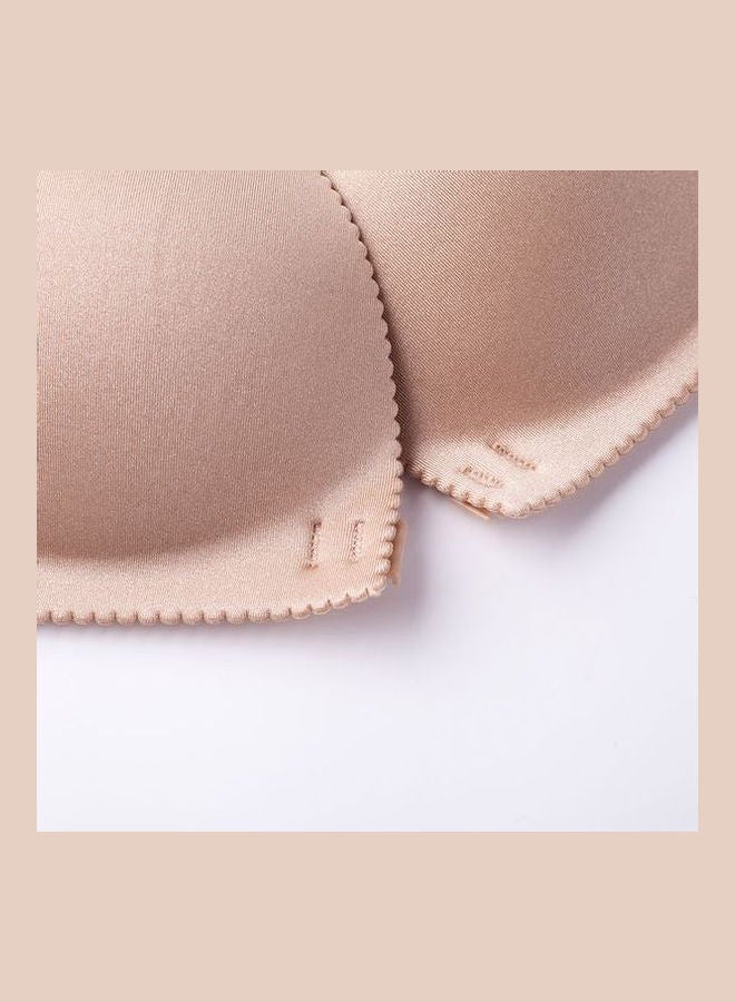 Seamless Back Bralette Beige  - Image 4