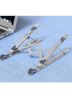 Deo King Aluminum Alloy Folding Laptop Stand Silver  - Image 4
