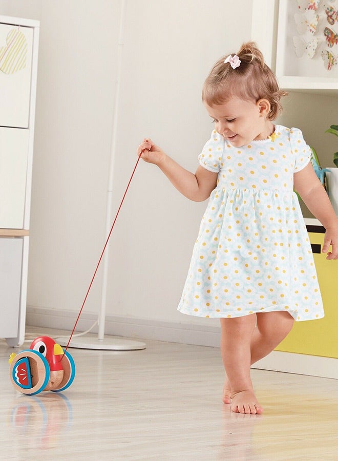 هيب لعبة سحب على شكل طائر للأطفال 13.1 x 12.1 x 12.6سم - Image 3