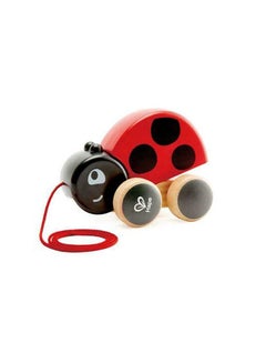 Hape Ladybug Pull Along 13.2 x 8.9 x 8.6cm  - Image 2