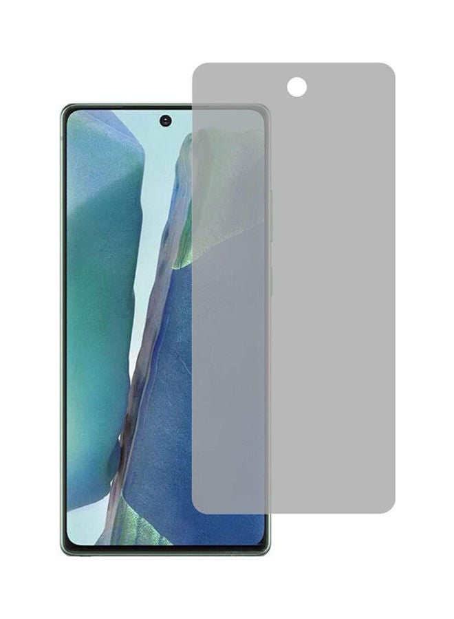 لاصقة حماية للشاشة من الزجاج للحفاظ على الخصوصية لهاتف سامسونج نوت 20 ألترا من أنتي سباي رمادي