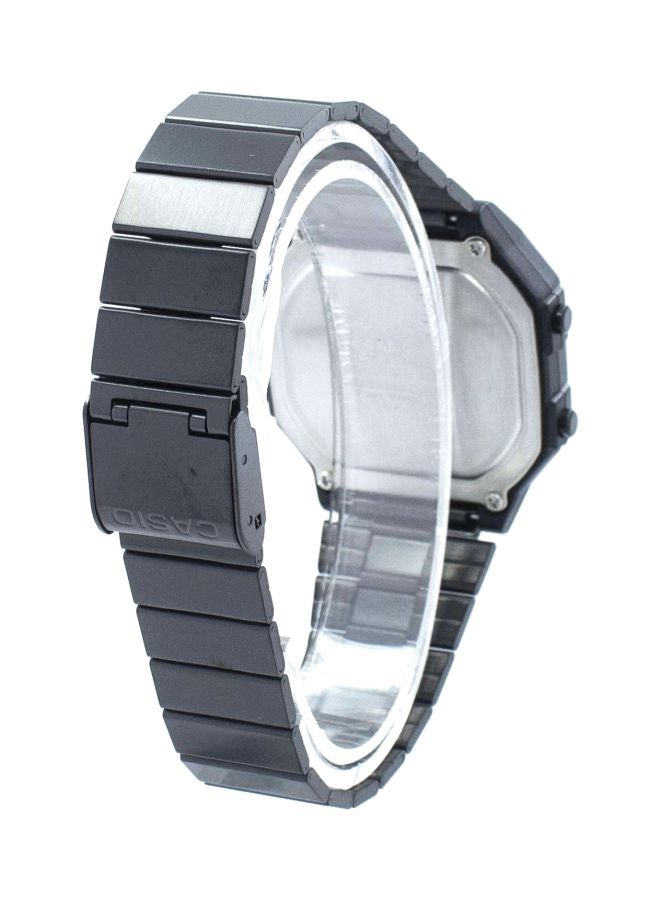 كاسيو ساعة يد رقمية بسوار من الإستانلس ستيل طراز B650WB-1B - مقاس 41 مم - لون أسود - Image 5