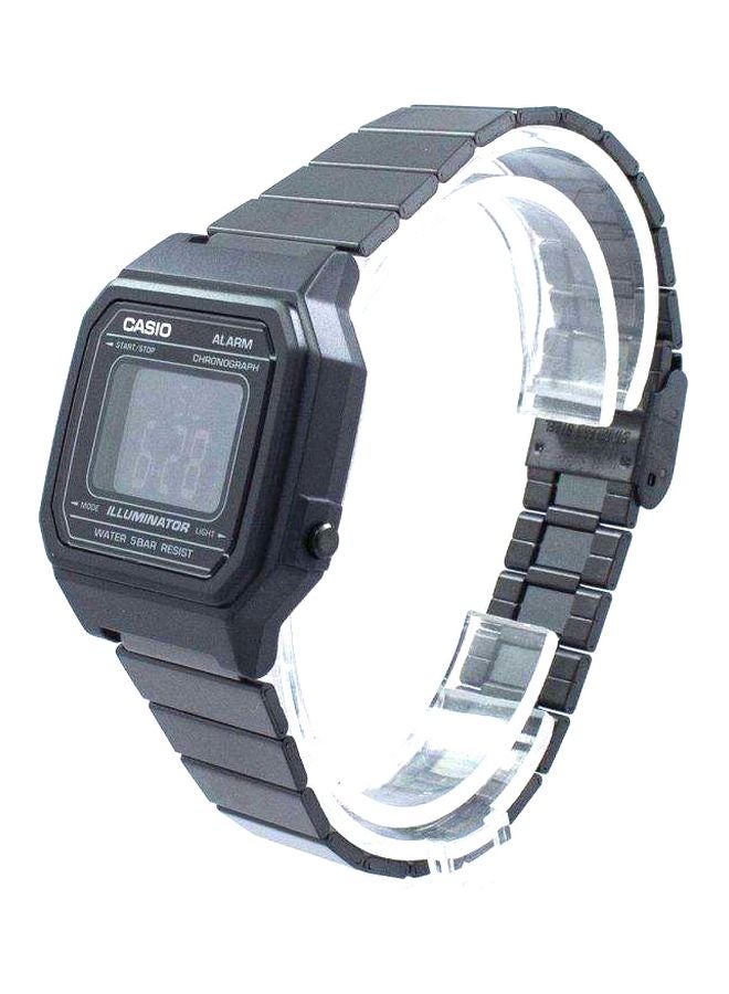 كاسيو ساعة يد رقمية بسوار من الإستانلس ستيل طراز B650WB-1B - مقاس 41 مم - لون أسود - Image 4