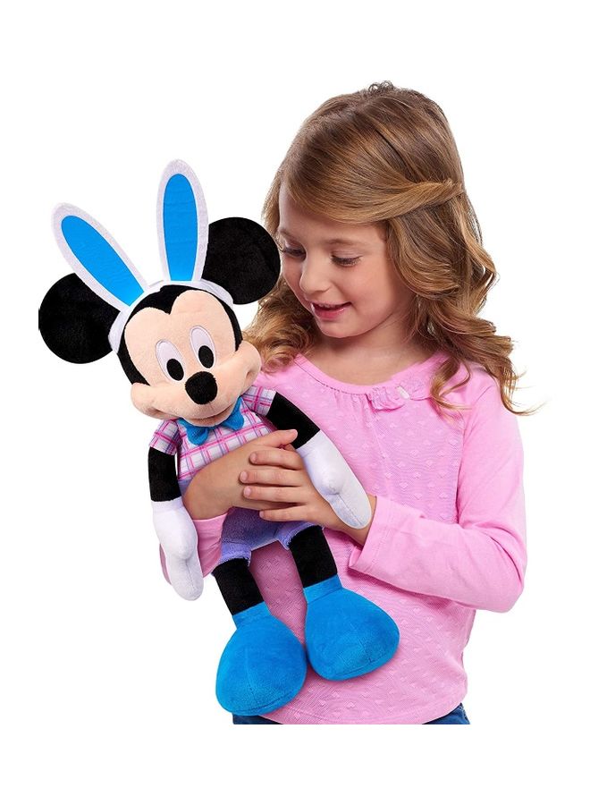 Just Play - Mickey Mouse In Bunny Outfit With Ears Plush Toy 19inch - Image 1