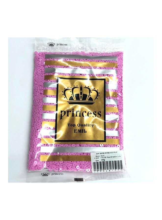 Round Loose Sequins 100g Pink