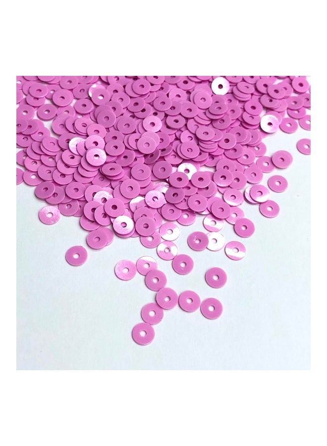 Round Loose Sequins 100g Pink