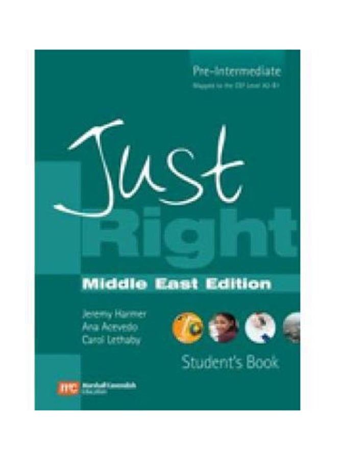 Just Right Bre Me Pre-Int Sb +Grammar/Audio Cd Insert Paperback English by Jeremy Harmer
