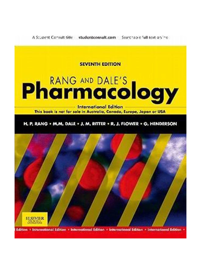 Rang And Dale's Pharmacology Paperback English by Humphrey P. Rang MB MS MA DPhil FMedSci FRS Hon FBPharmacolS - 1/3/2018 