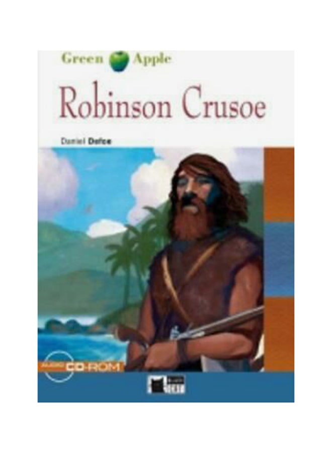 Green Apple : Robinson Crusoe + audio CD/CD-ROM Audiobook English by Daniel Defoe - 43103 