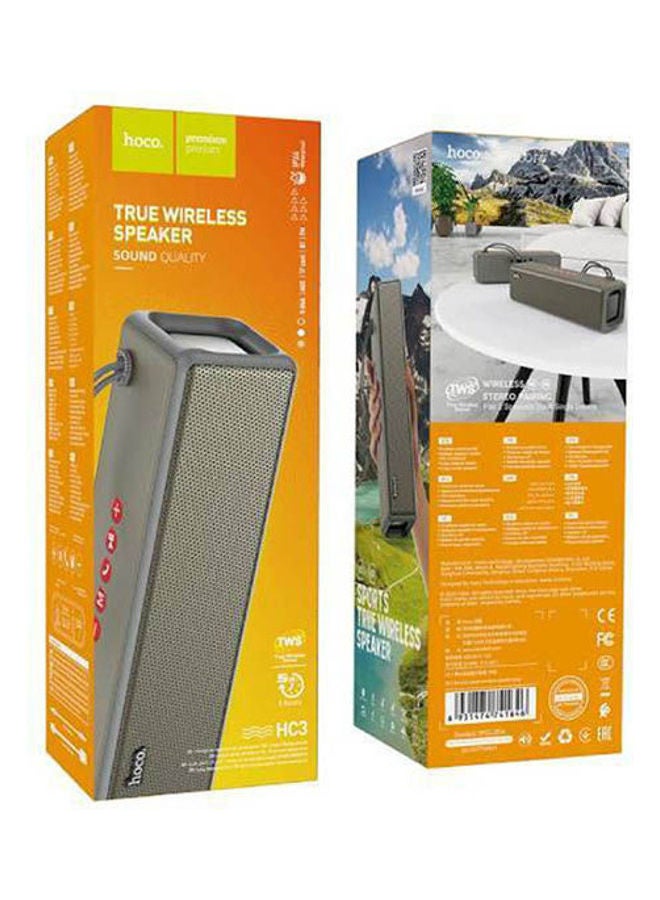 Hoco Bounce sports wireless speaker HC3-G Grey - Image 2