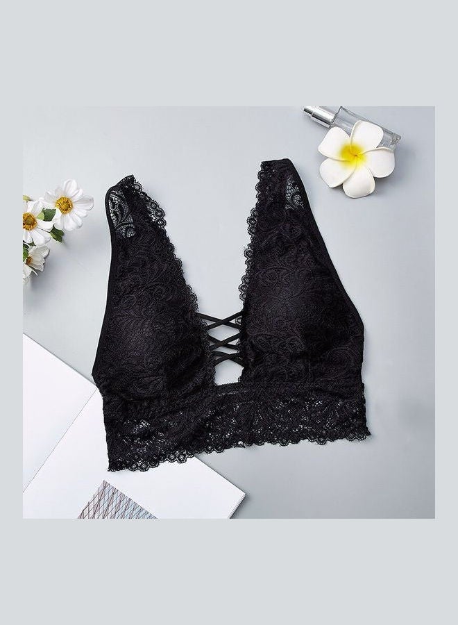 Lace Bralette Black 