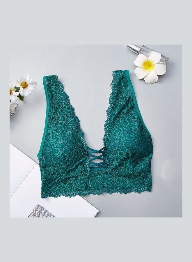 Lace Bralette Green 