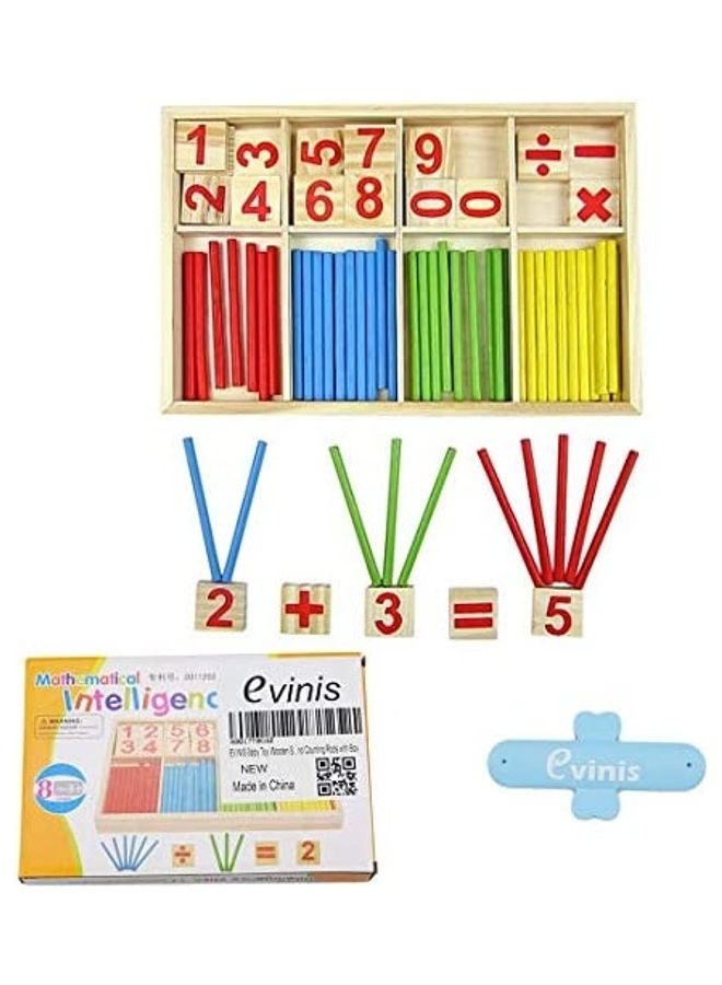 Evinis Baby Wooden Blocks Montessori Educational Toy  - Image 1