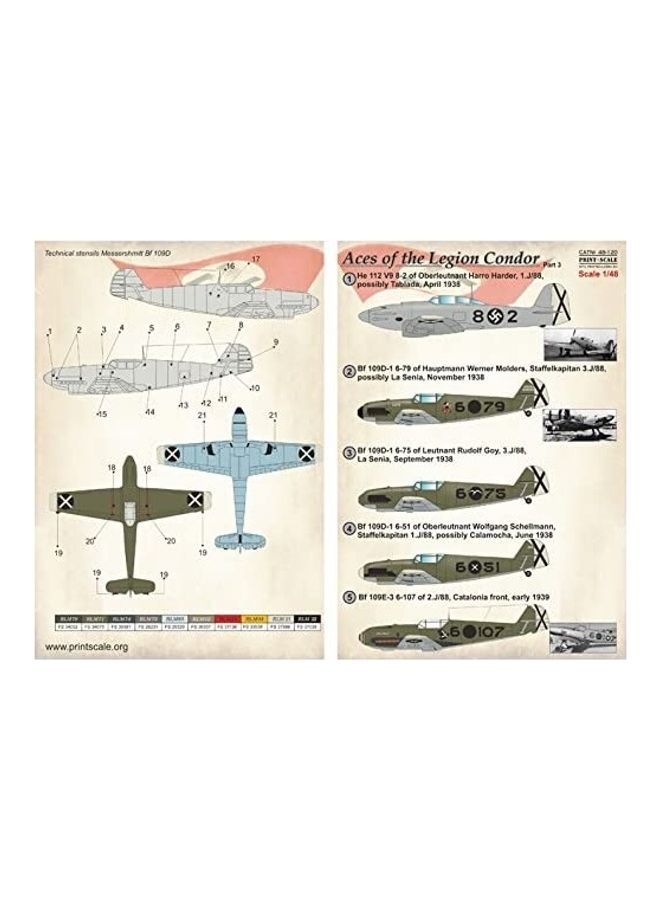 Decal for Airplane Aces of The Legion Condor  - Image 2