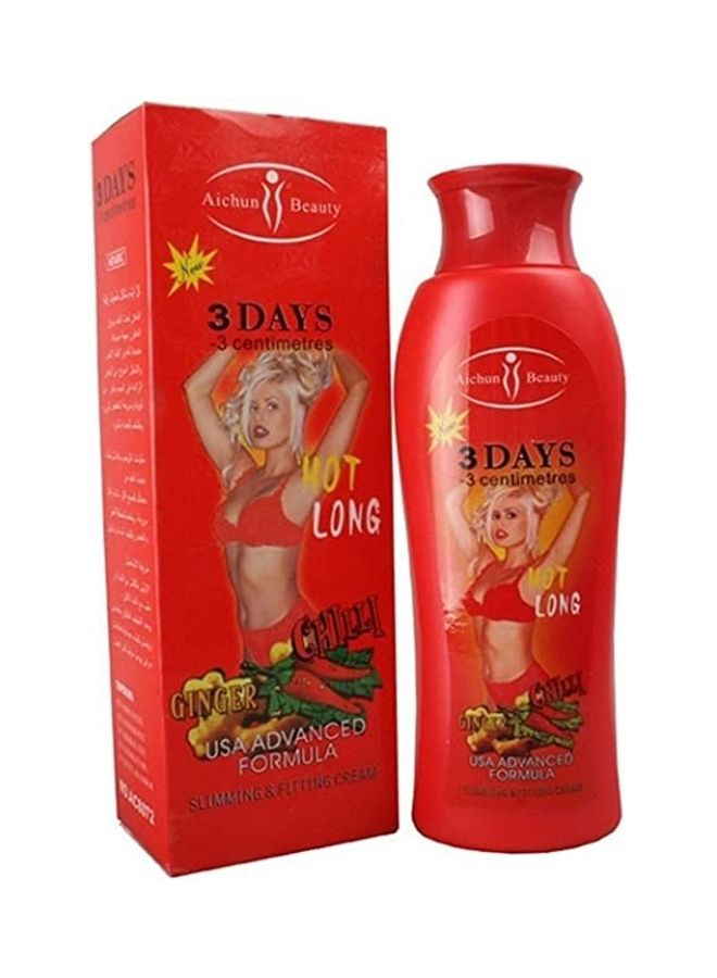 Aichun beauty Hot Long Chilli Ginger Slimming and Fitting Cream Red 200ml  - Image 1