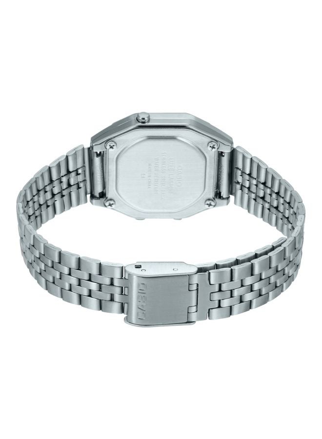 CASIO Women's Stainless Steel Digital Watch LA680WA-2CDF - 29 mm - Silver - Image 2