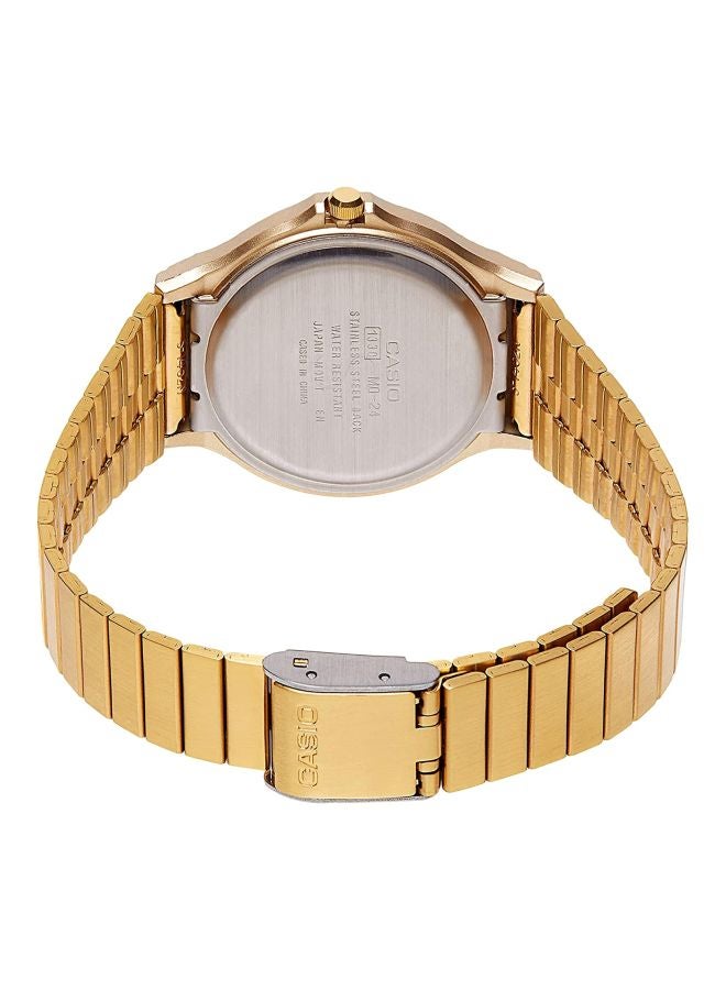 CASIO Men's Stainless Steel Analog Wrist Watch MQ-24G-9EDF - 35mm - Gold  - Image 2