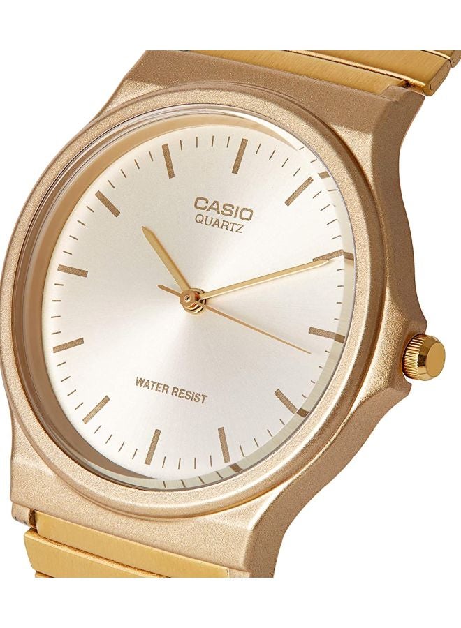 CASIO Men's Stainless Steel Analog Wrist Watch MQ-24G-9EDF - 35mm - Gold  - Image 4