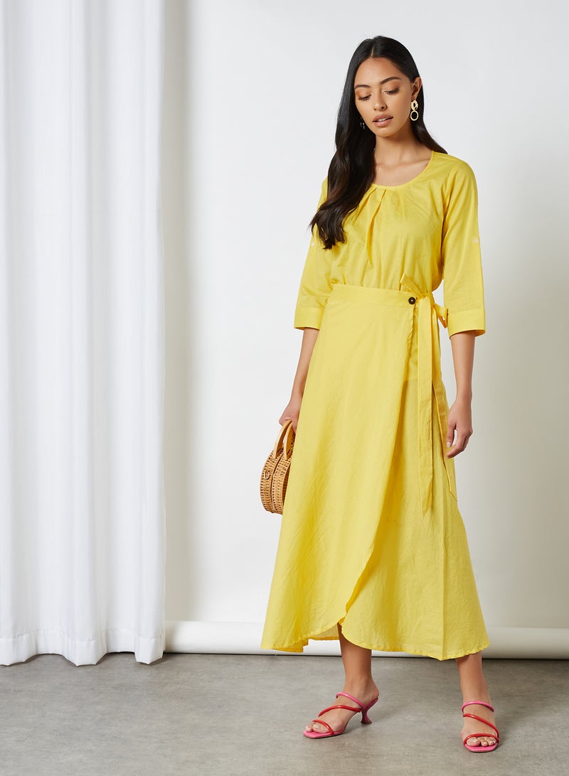 Aila - Fashion Bottom Skirts Yellow - Image 1