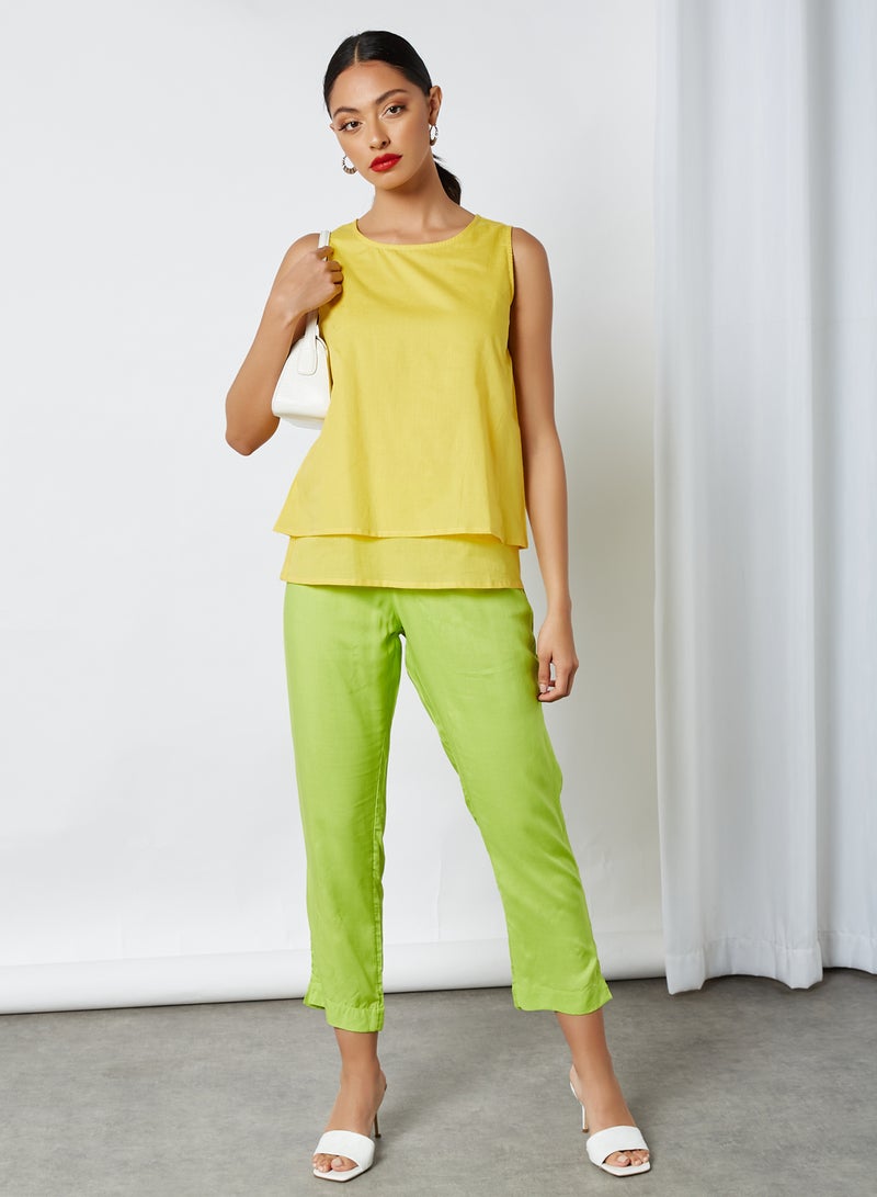 Aila Casual Fashionable Top Mustard - Image 4