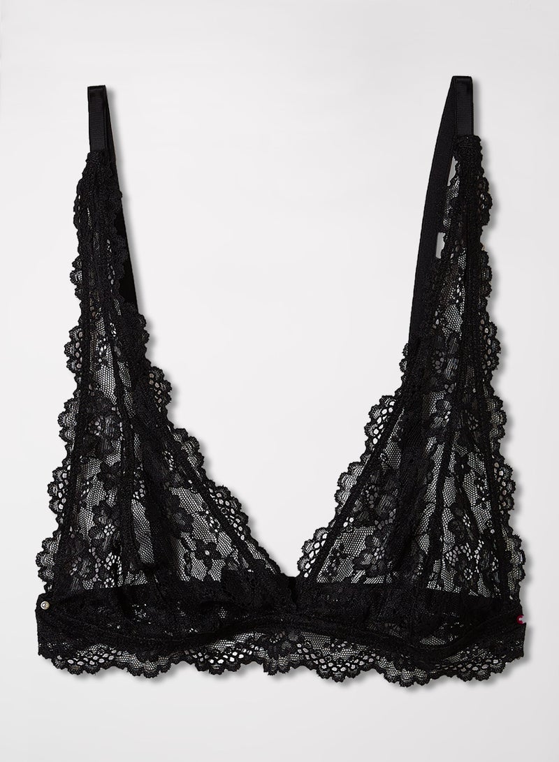 trendyol - Lace Bralette Black - Image 1