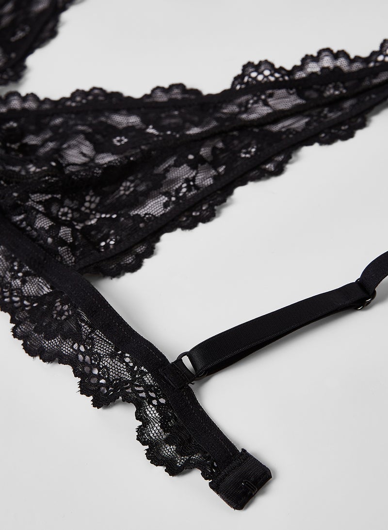 trendyol - Lace Bralette Black - Image 1