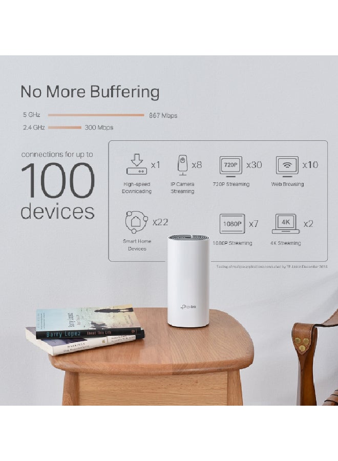 TP-LINK - Deco P9 (3-Pack) Whole Home Powerline Hybrid Mesh Wi-Fi System, Signal Through Walls, Coverage for 4-6 Bedroom Houses, 100 Devices Connectivity, One Wi-Fi Network Name, Parental Controls, Works with Alexa White - Image 1