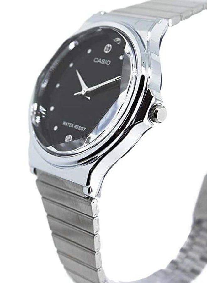 كاسيو ساعة يد بعقارب ومقاومة للماء طراز MQ-1000D-1ADF - 39 مم - فضي للنساء - Image 3