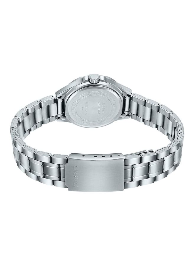 كاسيو ساعة يد إنتايسر بعقارب مقاومة للماء طراز LTP-1308D-1A2VDF - 31 مم - فضي للنساء - Image 2