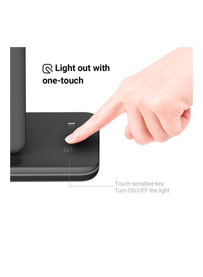 Generic - 3-in-1 Z5 Wireless Charger Stand Black - Image 1