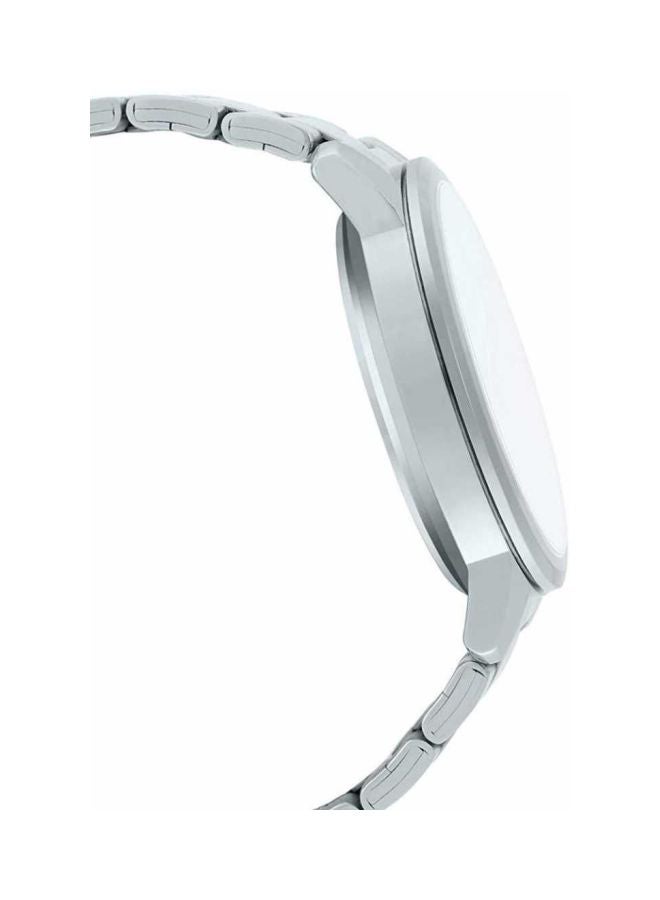 كاسيو ساعة يد إنتايسر بعقارب مقاومة للماء طراز MTP-V300D-7AUDF - 47 مم - فضي للرجال - Image 4