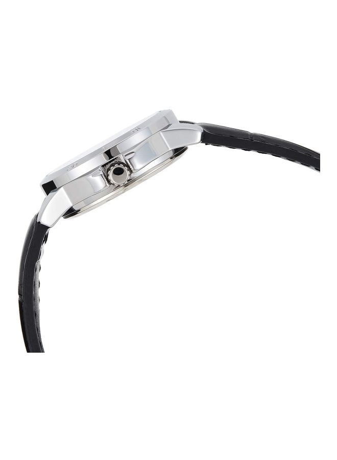 كاسيو ساعة يد بعقارب وسوار من الجلد طراز LTP-V004L-1AUDF - 30 مم - أسود للنساء - Image 3