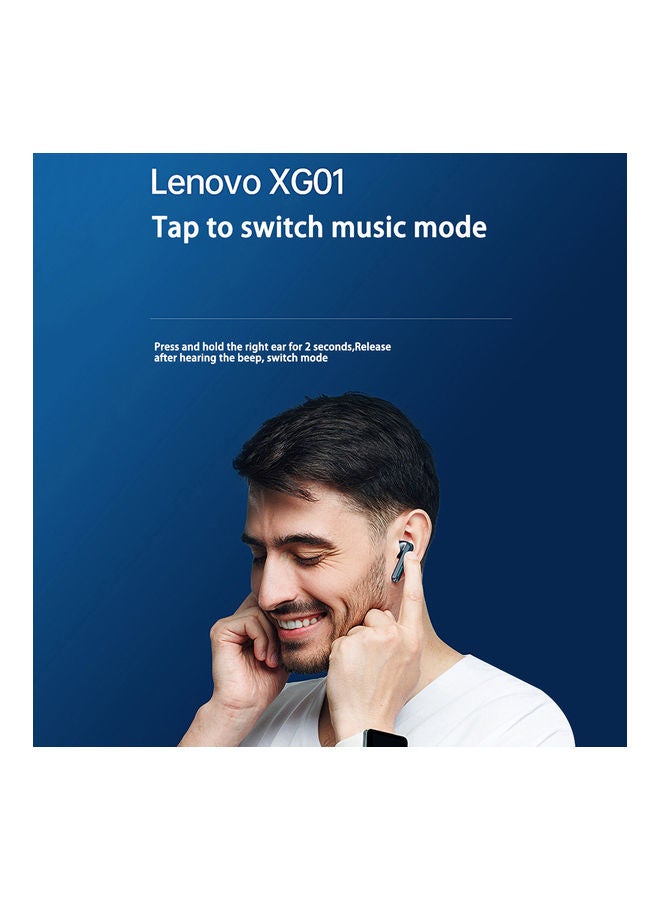 Lenovo - XG01 True Wireless Gaming Earbuds 50ms HiFi Sound Built-in Mic White - Image 1