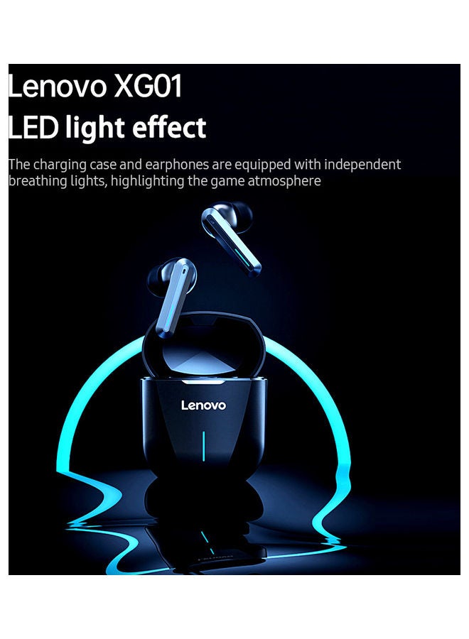 Lenovo - XG01 True Wireless Gaming Earbuds 50ms HiFi Sound Built-in Mic White - Image 1