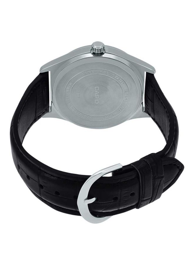 CASIO Women's Leather Analog Wrist Watch LTP-V002L-7BUDF - 31 mm - Black  - Image 2