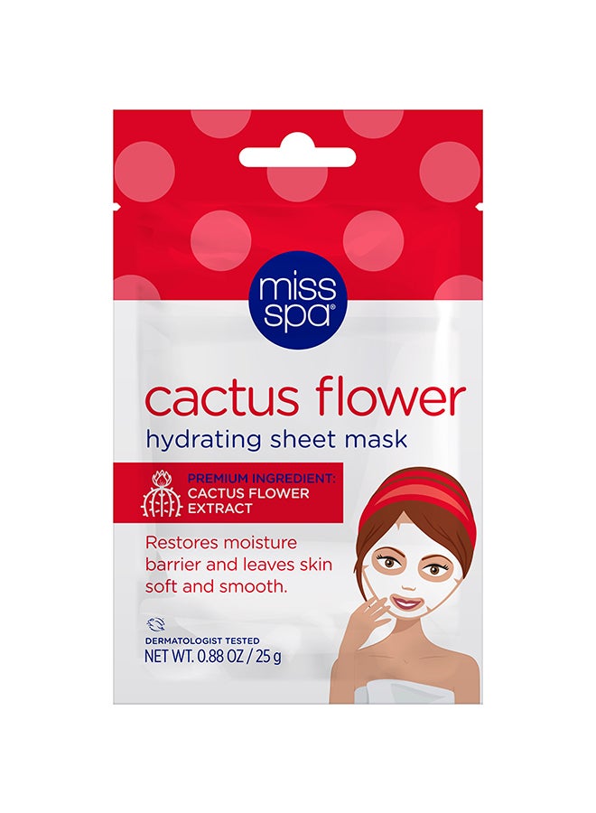 ميس سبا ماسك ورقي بخلاصة زهرة الصبار لترطيب البشرة 25جرام