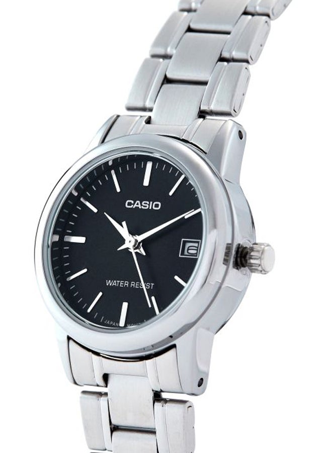 CASIO Women's Stainless Steel Analog Watch LTP-V002D-1A - 25 mm - Silver - Image 3