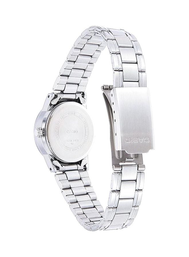 CASIO Women's Stainless Steel Analog Watch LTP-V002D-1A - 25 mm - Silver - Image 4
