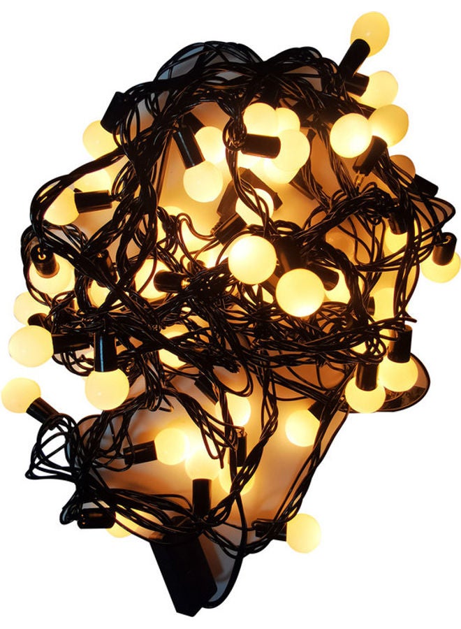 شريط إضاءة بمصابيح LED بتصميم كروي أصفر - Image 1