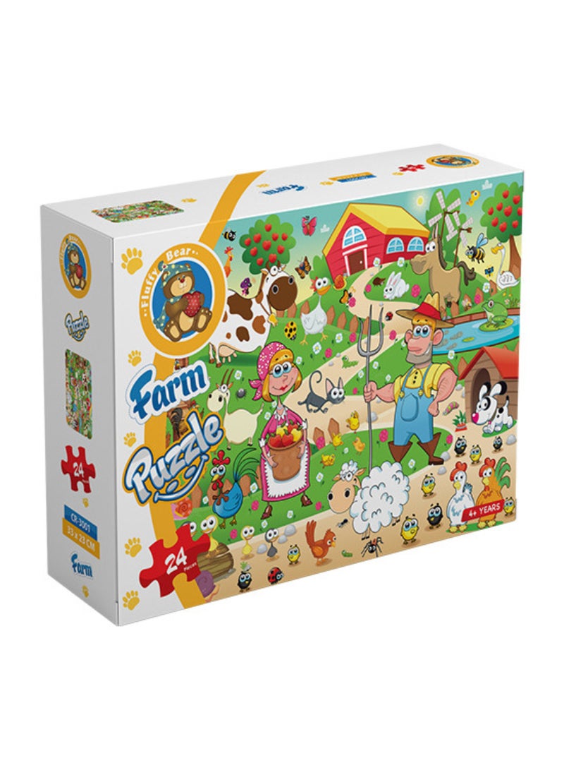 فلفي بي مجموعة بازل بتصميم مزرعة ومكونة من 24 قطعة