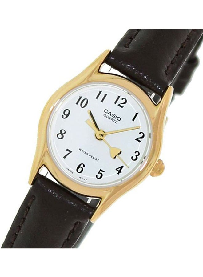 CASIO Women's Quartz Waterproof Leather Analog Watch LTP-1094Q-7B5RDF - 29 mm - Brown  - Image 4