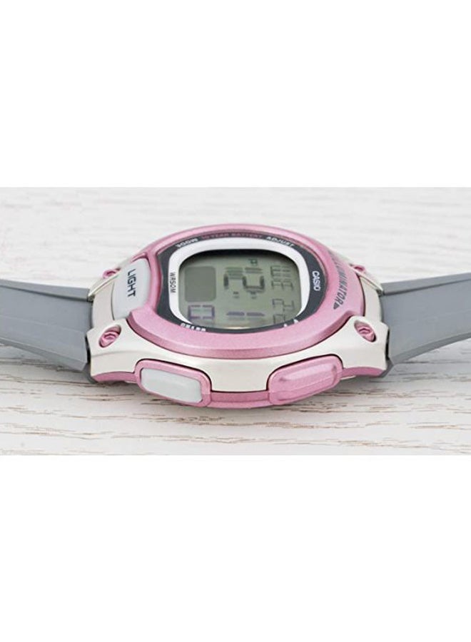 CASIO Women's Illuminator Water Resistant Digital Watch LW-203-2AVDF - 38 mm - Grey - Image 3
