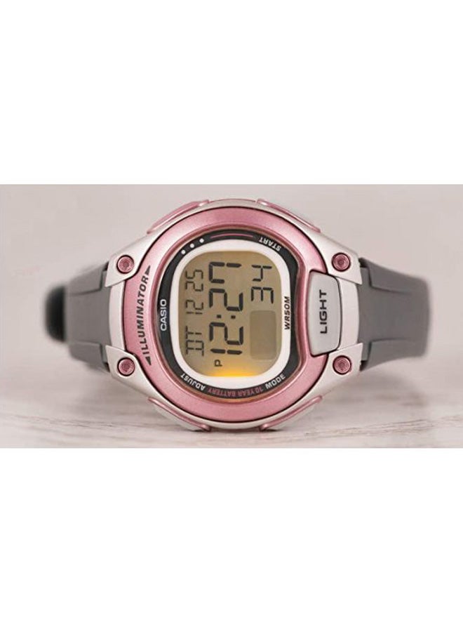 CASIO Women's Illuminator Water Resistant Digital Watch LW-203-2AVDF - 38 mm - Grey - Image 5