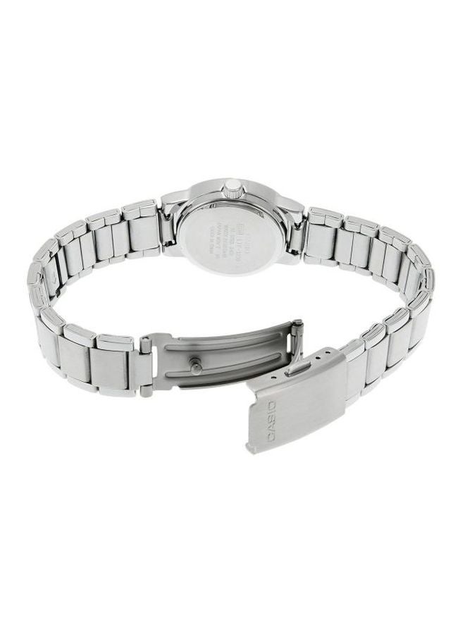 CASIO Women's Enticer Water Resistant Analog Watch LTP-1230D-1CDF - 22 mm - Silver - Image 2