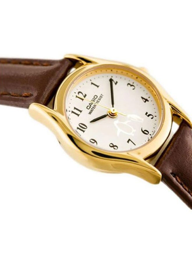 CASIO Women's Water Resistant Analog Watch LTP-1094Q-7B6RDF - 23 mm - Brown - Image 5