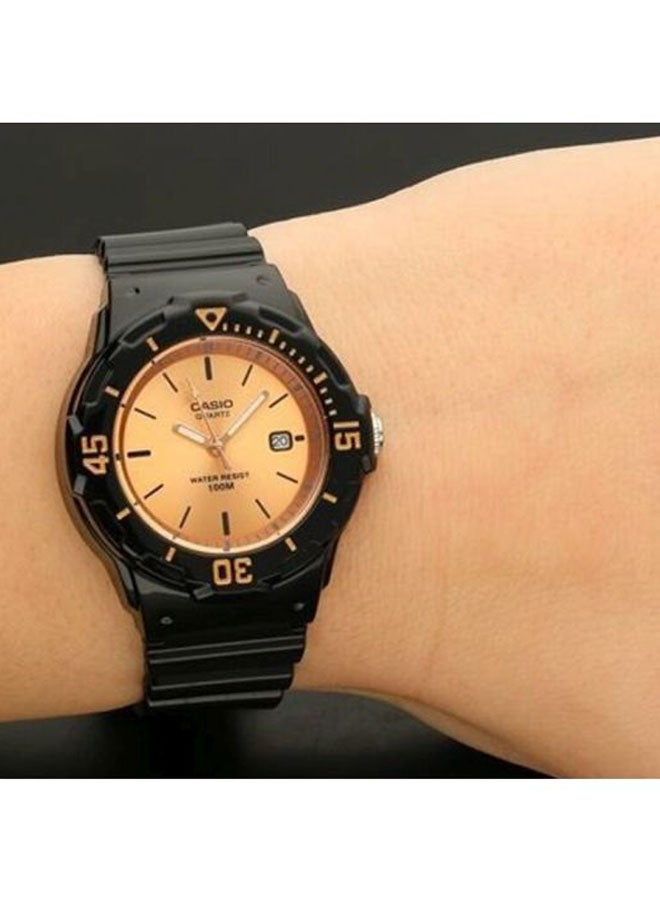 CASIO Women's Resin Analog Watch LRW-200H-9E2VEF - 39 mm - Black - Image 4