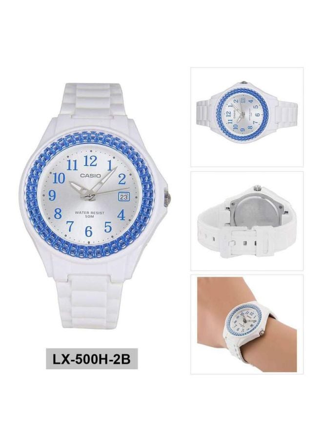 Women's Water Resistant Analog Watch LX-500H-2BVDF - 41 mm - White