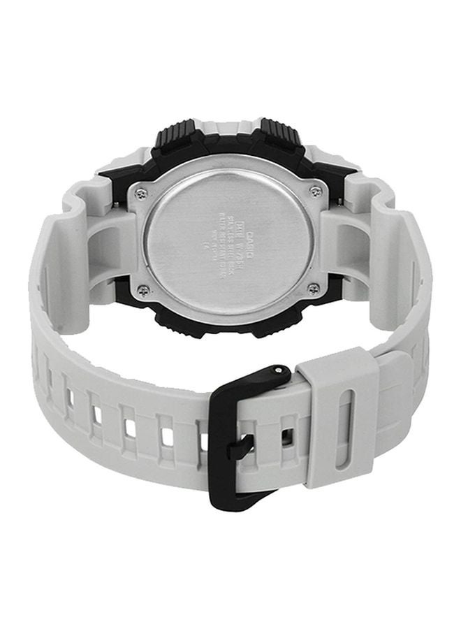 CASIO Men's Water Resistant Digital Watch W-735H-8A2VDF - 47 mm - Grey  - Image 2